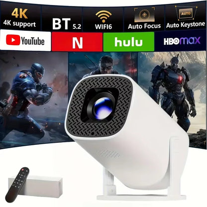 P30PRO Projector - 4K 720P Support, Android 11.0, Projector Perfect for Home Outdoor Meetings, Best for Christmas,Upgrated HY300