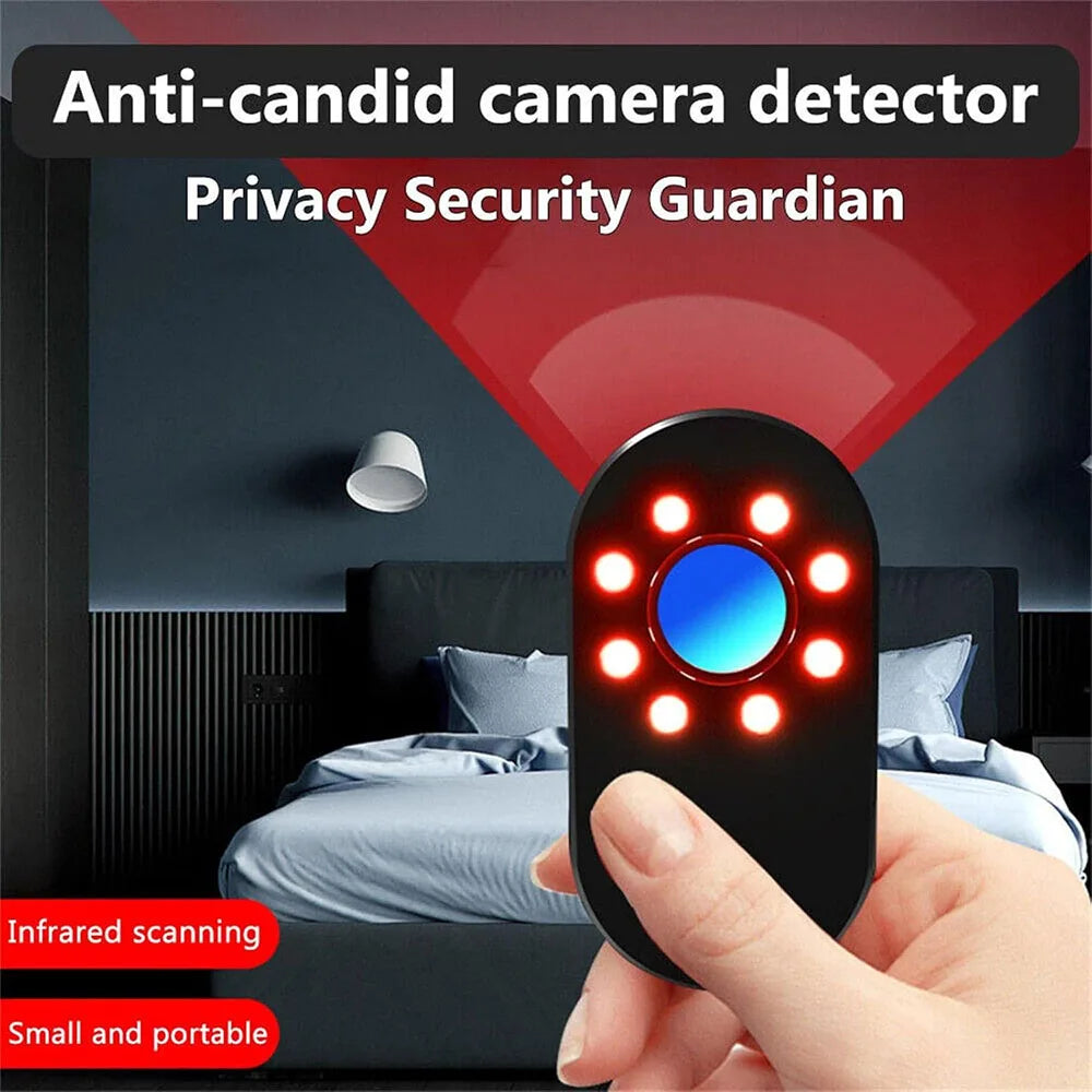 Mini Camera Detector Device to Find Camera and Video Device LED Cam Hotel Anti-Peeping Infrared Finder Signal Tracker Detectors