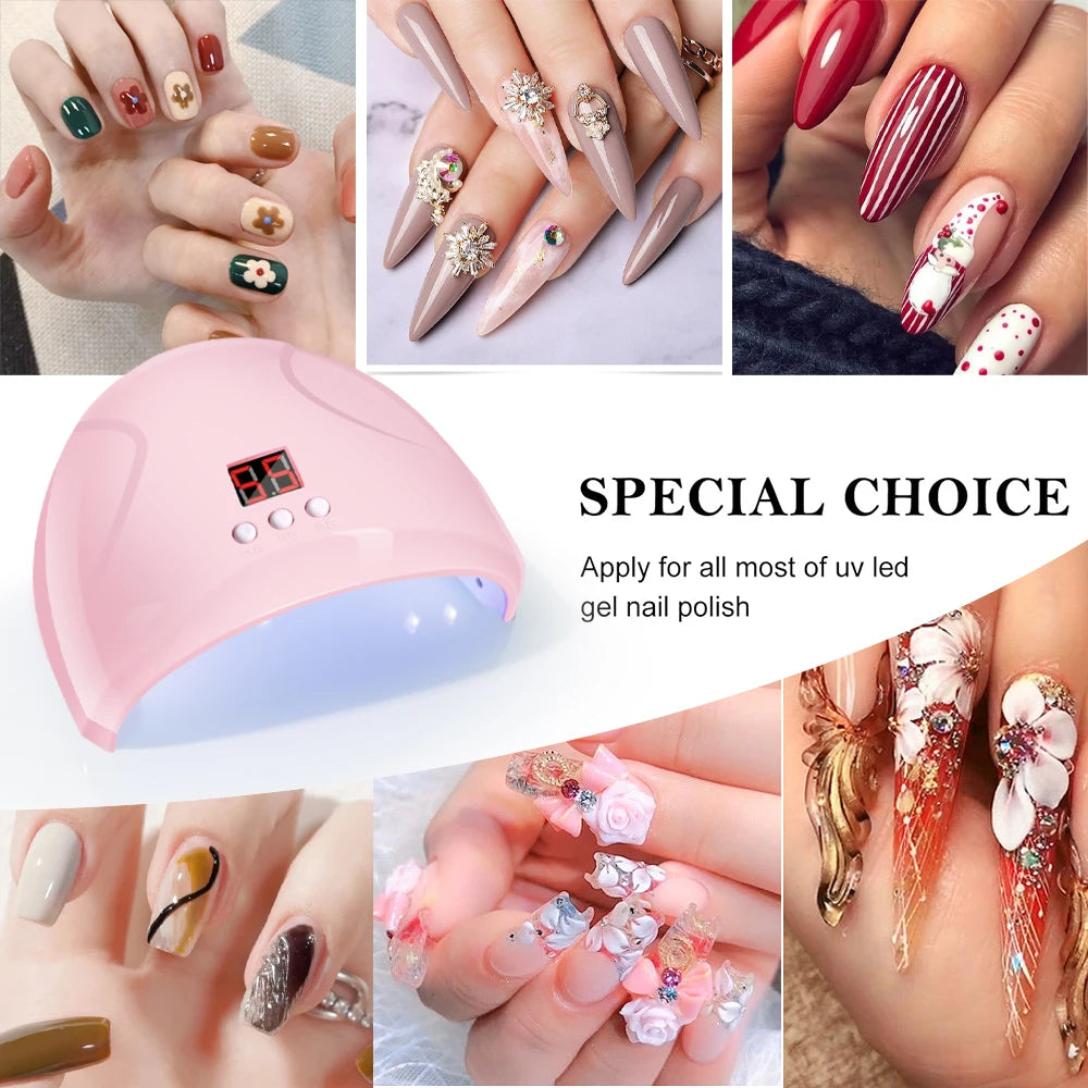 USB Nail Phototherapy Machine Nail Lamp 12 UV Leds Light Curing 36W Nail Polish Gel Infrared Sensor Machine Nail Art