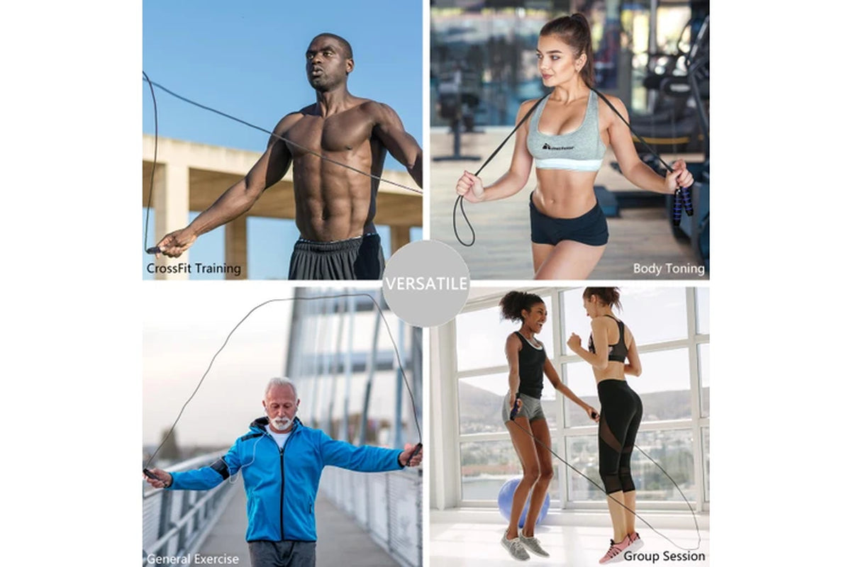 METEOR RED Jump Rope,Skipping Rope,Speed Jump Rope,Skip Rope,Rope Skipping,Exercise Rope