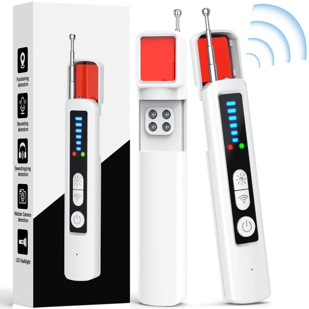 New Hidden Camera Detector, Infrared Scanning, GPS & Eavesdropping Detection, Adjustable Sensitivity, for Hotel/Car/Room Privacy
