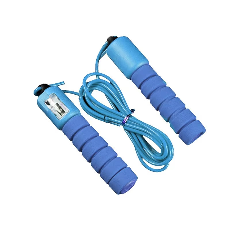 Professional Jump Rope with Electronic Counter 2.4M Adjustable Fast Speed Counting Skipping Rope Jumping Wire Workout Equipments