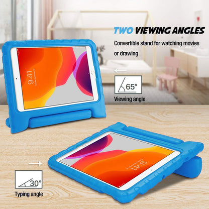 Kids Case for Ipad 9Th Generation/Ipad 8/Ipad 7, Ipad 10.2 Case 2021 2020 2019/Ipad Air 10.5/Ipad Pro 10.5 Kids Case, Shockproof Lightweight Case with Convertible Handle -Blue | 2021, 2020, 2019, Shockproof, Blue