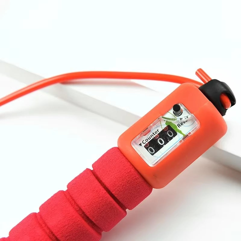 Professional Jump Rope with Electronic Counter 2.4M Adjustable Fast Speed Counting Skipping Rope Jumping Wire Workout Equipments
