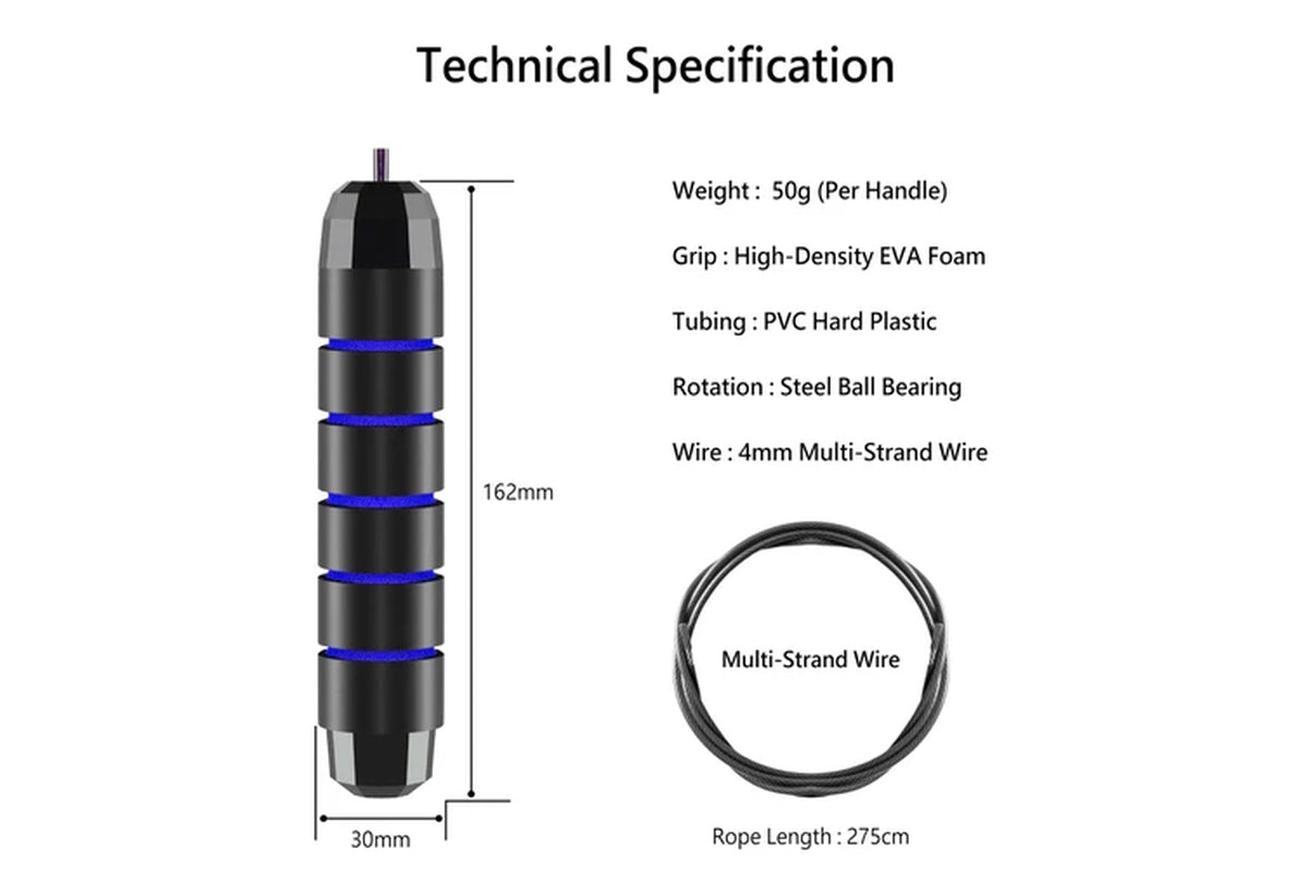 METEOR RED Jump Rope,Skipping Rope,Speed Jump Rope,Skip Rope,Rope Skipping,Exercise Rope