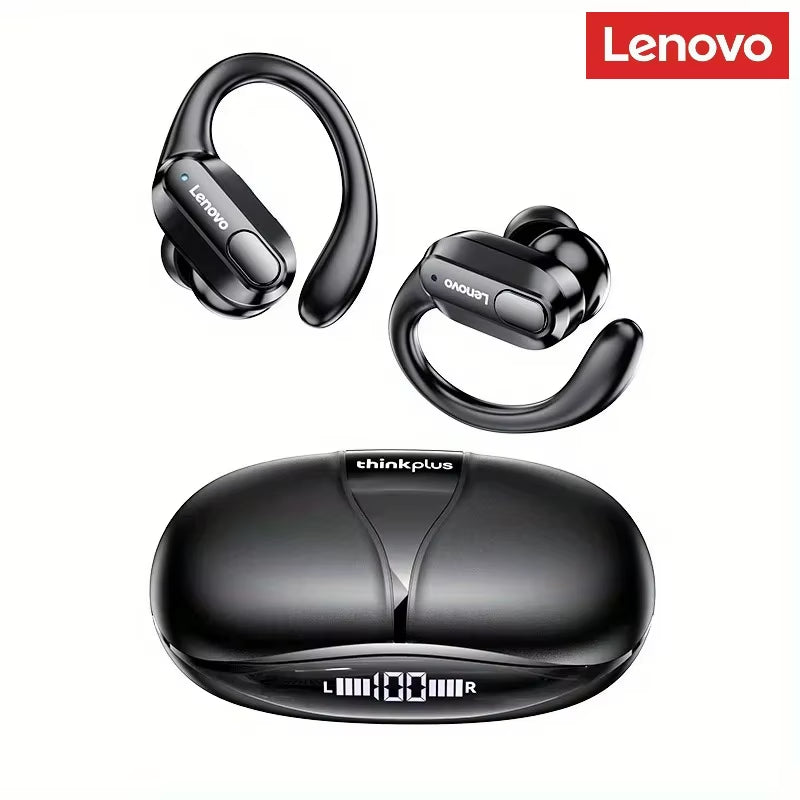 XT80 Wireless Headphones Bluetooth 5.4 Earphones True with Mic Button Control Noise Reduction Earhooks Waterproof Headset