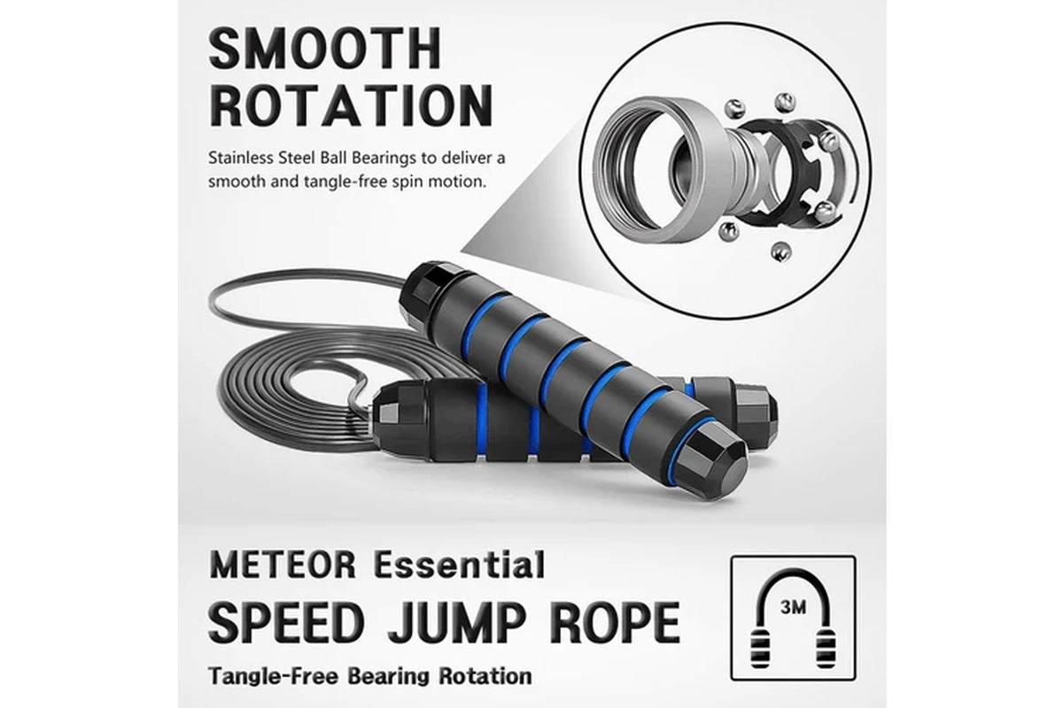METEOR RED Jump Rope,Skipping Rope,Speed Jump Rope,Skip Rope,Rope Skipping,Exercise Rope
