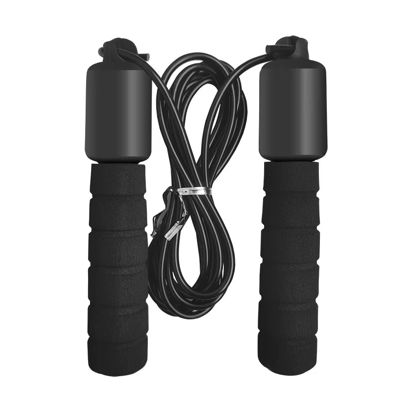 Professional Jump Rope with Electronic Counter 2.4M Adjustable Fast Speed Counting Skipping Rope Jumping Wire Workout Equipments