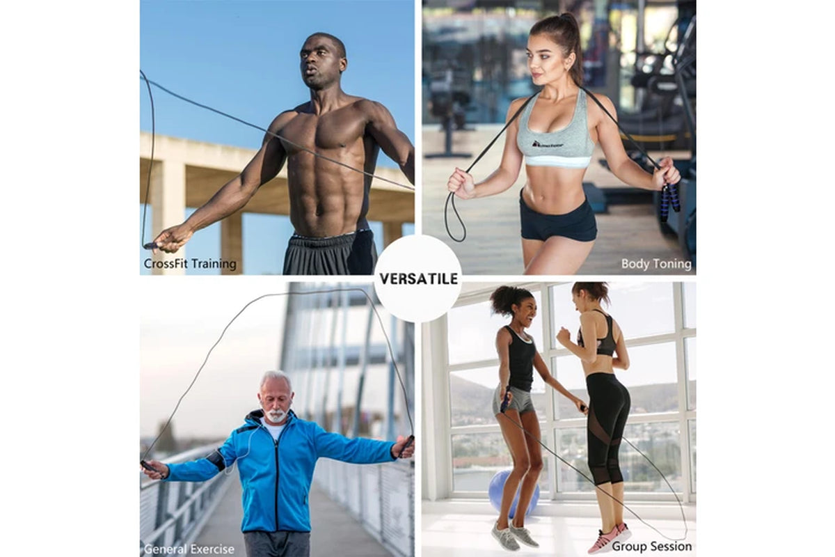 METEOR RED Jump Rope,Skipping Rope,Speed Jump Rope,Skip Rope,Rope Skipping,Exercise Rope